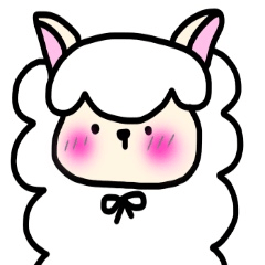 [LINEスタンプ] アルパカメリちゃん