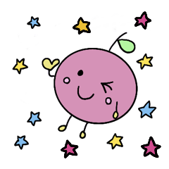 [LINEスタンプ] りんごちゃんのよく使うあいさつ