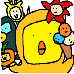 [LINEスタンプ] ドットアイの日常