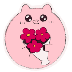 [LINEスタンプ] こぶたのぷっぷちゃん2