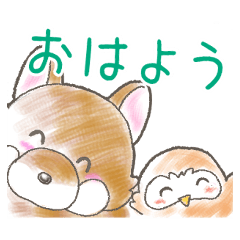 [LINEスタンプ] きつねのきーちゃんとちっちゃな仲間たち