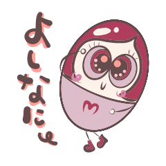 [LINEスタンプ] めでかちゃんの口癖