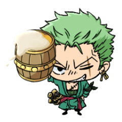 [LINEスタンプ] ONE PIECE ゾロのスタンプ