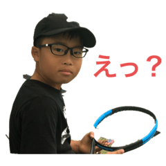 [LINEスタンプ] テニス少年 だいやくんの画像（メイン）