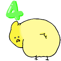 [LINEスタンプ] まいにちまるっとひよこ4