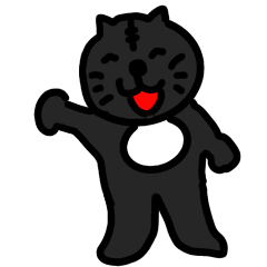 [LINEスタンプ] 灰猫L