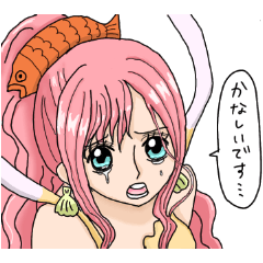 [LINEスタンプ] ONE PIECEの女の子達