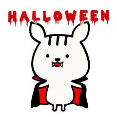 [LINEスタンプ] リスくんのHappy Halloween♡