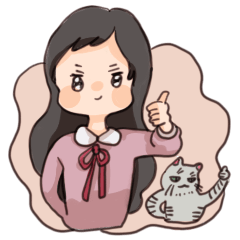 [LINEスタンプ] たまにわんこになる女子