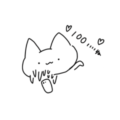 [LINEスタンプ] 感情ゆたかねこ