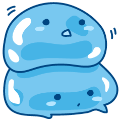 [LINEスタンプ] ぷにぷにスライムの日常編