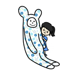 [LINEスタンプ] ちーちゃんの日本での暮らしスタンプ①