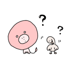 [LINEスタンプ] ライオンのラオくんと白鳥のスワニーくん