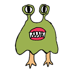 [LINEスタンプ] 心優しきモンスター