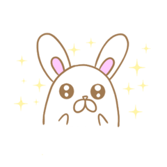 [LINEスタンプ] おばけになりたいうさぎ