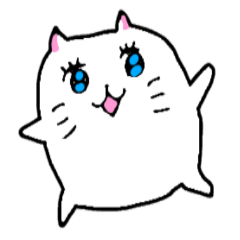 [LINEスタンプ] 元気いっぱいにゃんこちゃん