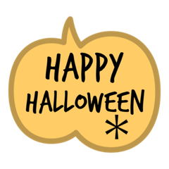 [LINEスタンプ] ハロウィン家族に便利日常ひとこと吹き出し