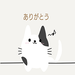 [LINEスタンプ] かべねこ