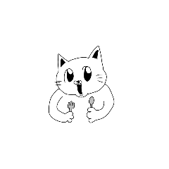 [LINEスタンプ] 使いどころの分からないねこちゃん