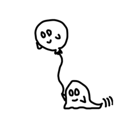 [LINEスタンプ] JUReおばけのスタンプ