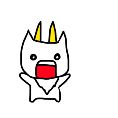 [LINEスタンプ] 白い悪魔という名のやぎver.2の画像（メイン）