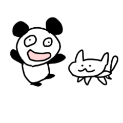 [LINEスタンプ] バランスの悪いねこ