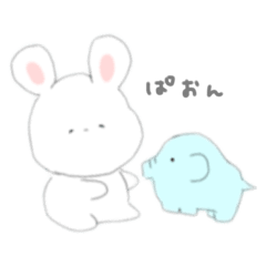 [LINEスタンプ] うさぎのももくん5