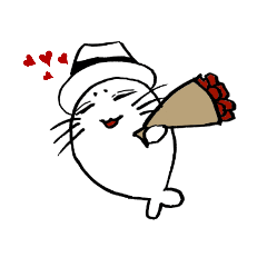 [LINEスタンプ] ただのあざらしの日常