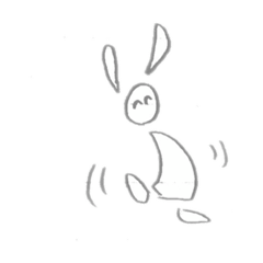 [LINEスタンプ] うさうさもどき
