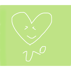[LINEスタンプ] こころはーとちゃん