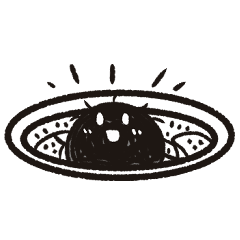 [LINEスタンプ] グルグル毛くん