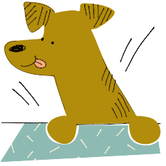 [LINEスタンプ] 犬と毎日スタンプ