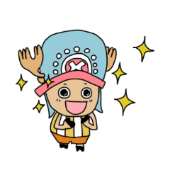 [LINEスタンプ] かわいいチョッパー ONE PIECE