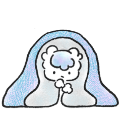 [LINEスタンプ] おふとんのようせい