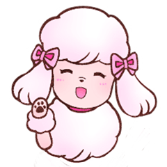 [LINEスタンプ] 毎日使える★犬のふわこちゃん