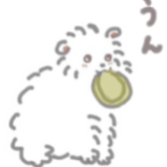 [LINEスタンプ] ふわふわな仔犬