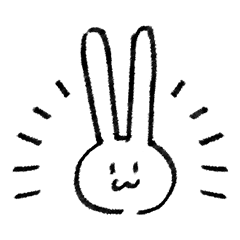 [LINEスタンプ] ウサギのような