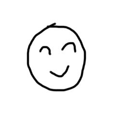 [LINEスタンプ] Very Simple Face