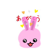 [LINEスタンプ] カラフルうさぎちゃんたち