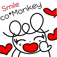 [LINEスタンプ] Smile★co*Monkey