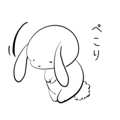 [LINEスタンプ] しろいあにまるず