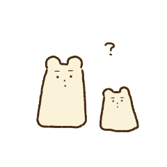 [LINEスタンプ] まゆげ（ある/ない）いきものスタンプ