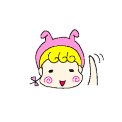 [LINEスタンプ] 仲良しのオオカミとウサギ