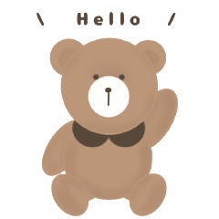 [LINEスタンプ] テディちゃんスタンプ1