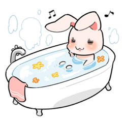 [LINEスタンプ] ろばるっちぇウサミちゃん