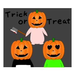 [LINEスタンプ] こんぽこず〜ハロウィン〜