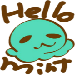 [LINEスタンプ] ちょこみんとあいすさん。