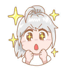 [LINEスタンプ] 無口で元気な女の子