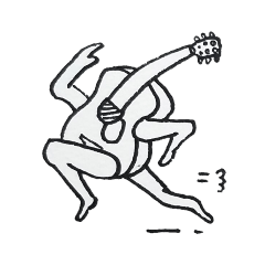 [LINEスタンプ] ギター小僧