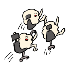 [LINEスタンプ] はたらくことぶき（オフィスver)